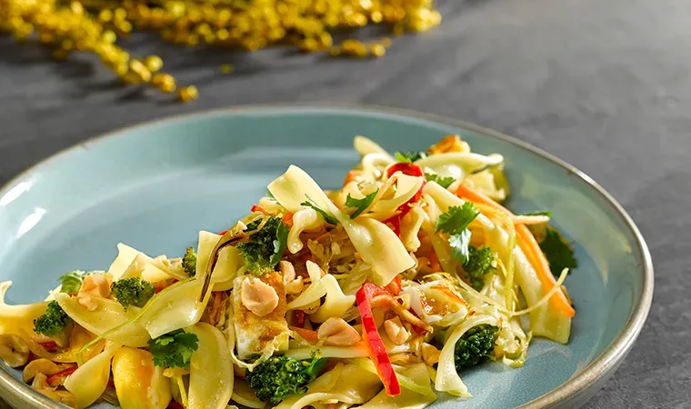 Asiatische Nudelpfanne