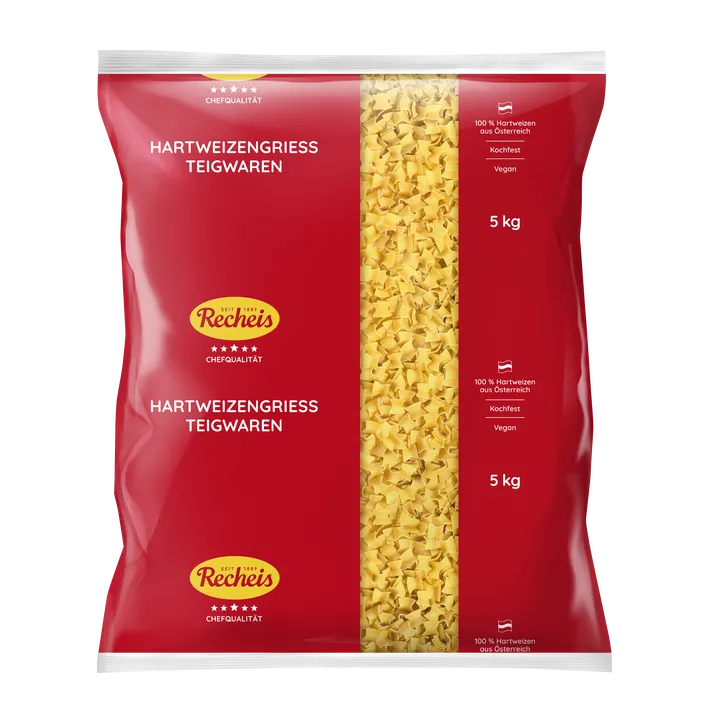 Chefqualität Hartweizengrieß Teigwaren Fleckerl