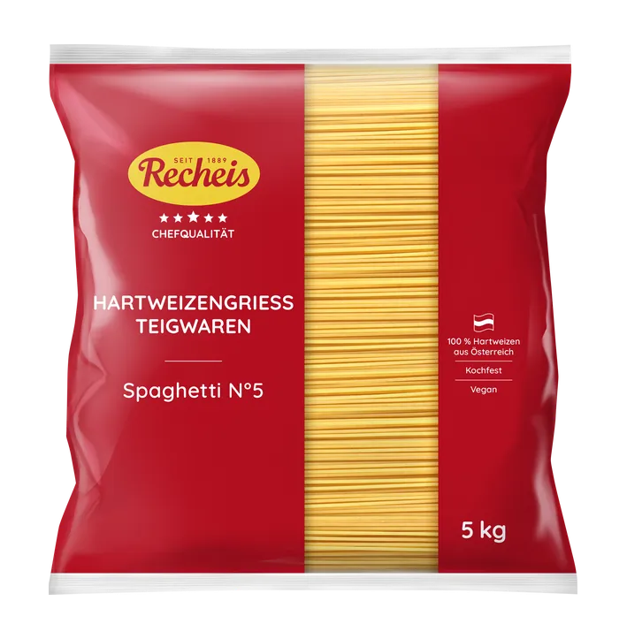 Chefqualität Hartweizengrieß Teigwaren Spaghetti