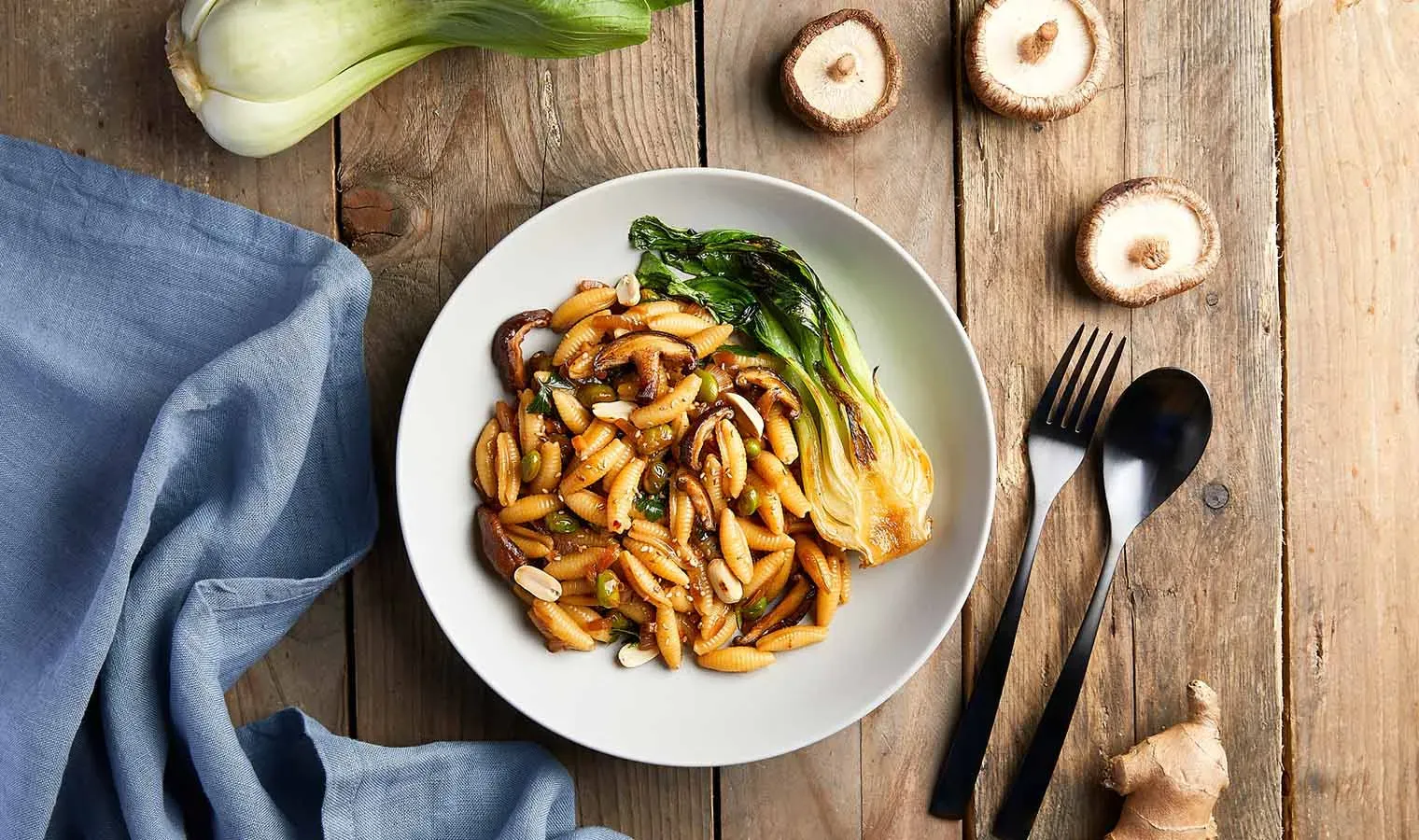 Bio Gnocchi Sardi Asia Pfanne