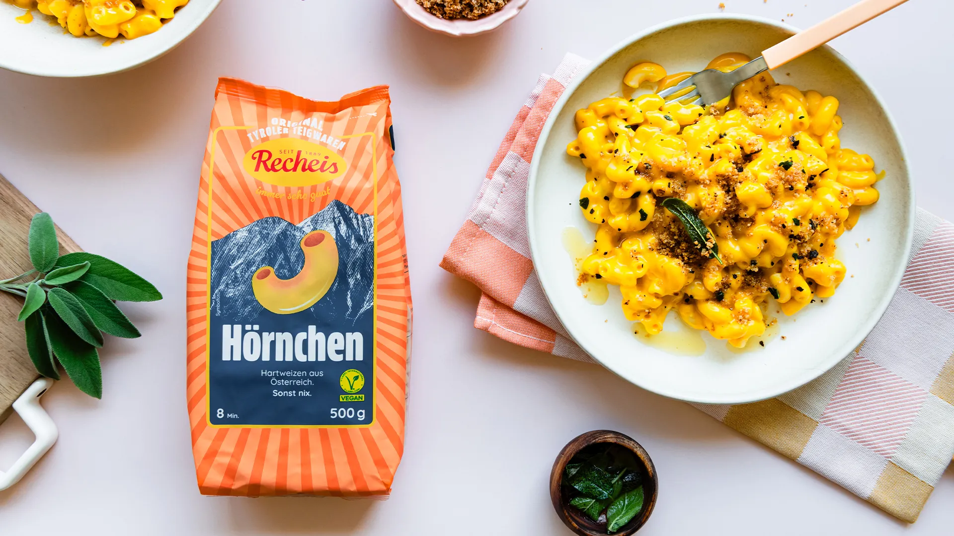 Käse Kuerbis Hoernchen