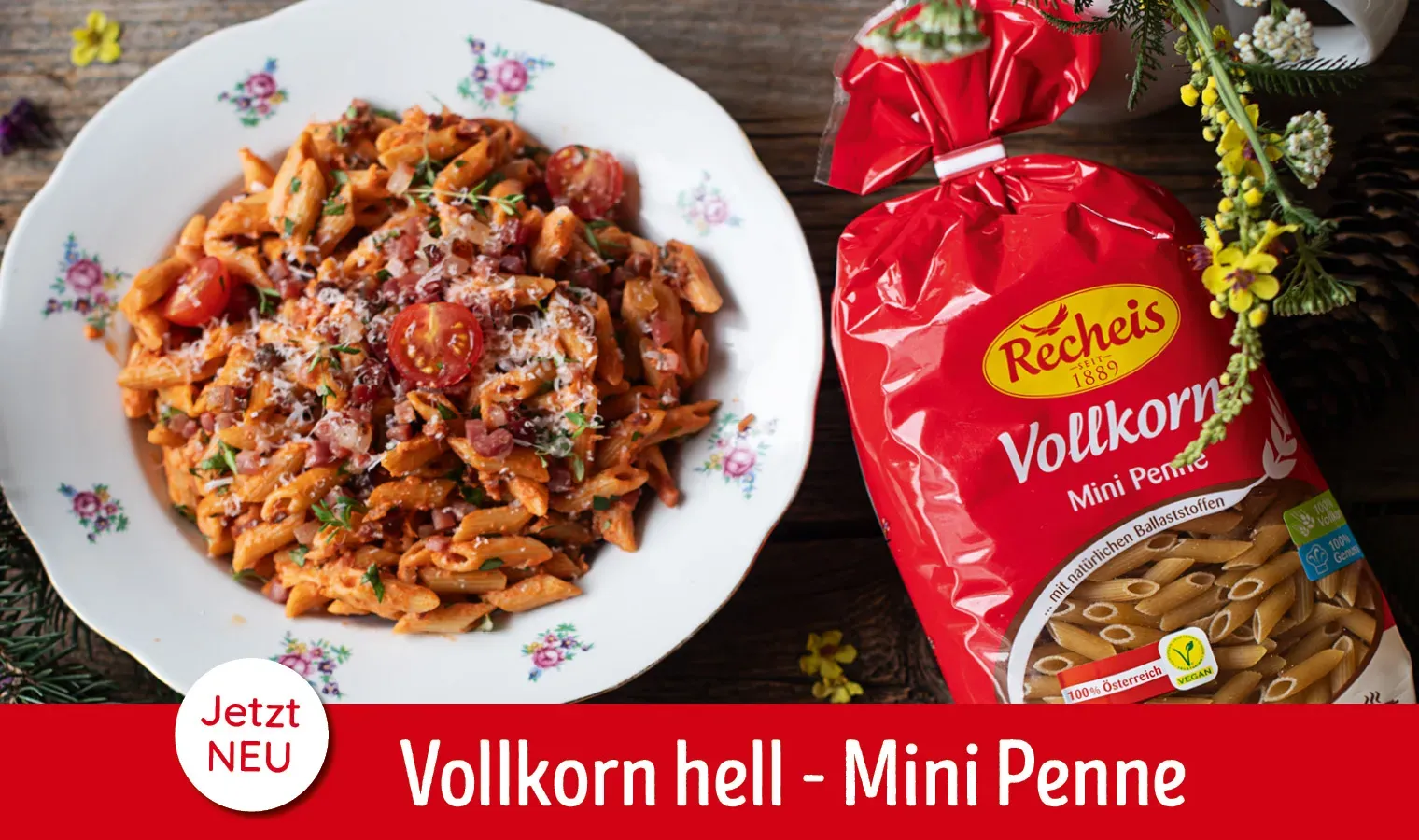 Recheis erweitert das beliebte Vollkorn Sortiment