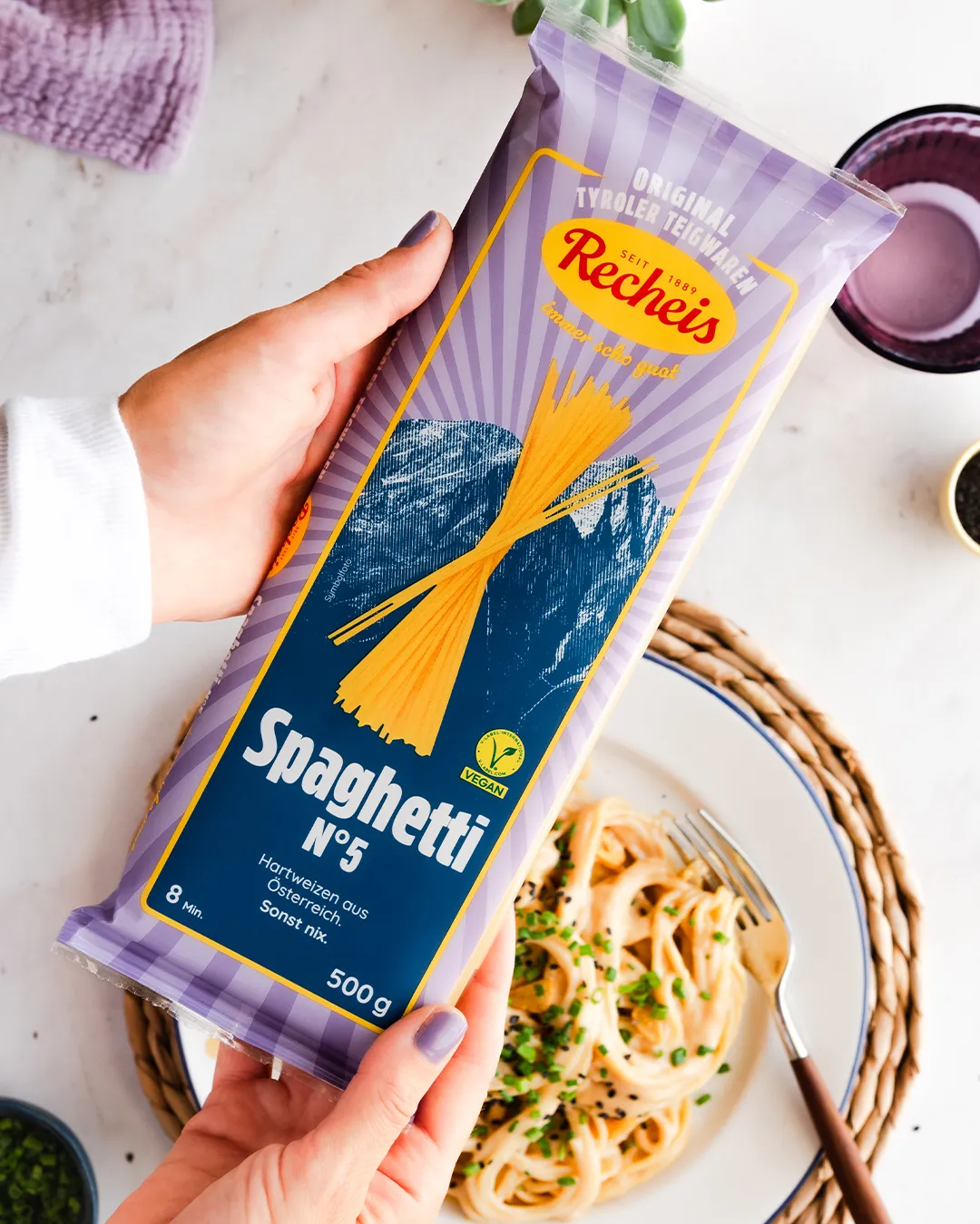 Rezept Miso Spaghetti Mit Og Tyroler Teigwaren