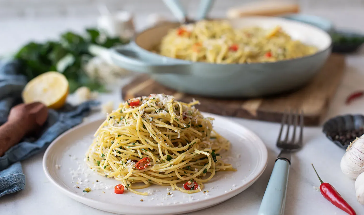 Spaghetti aglio e olio