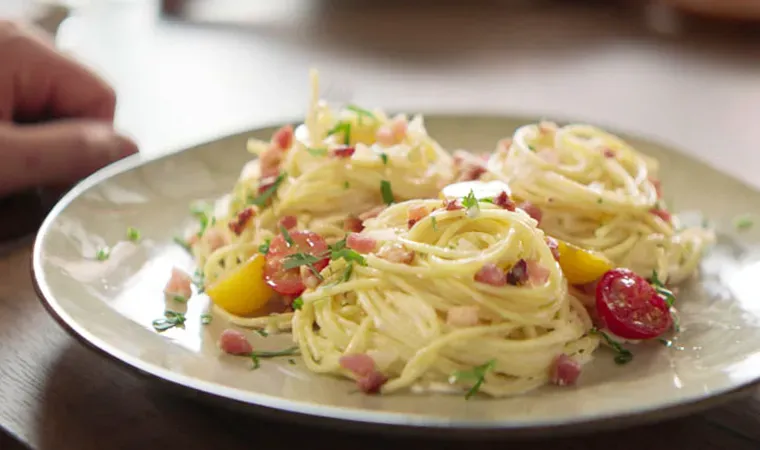 Tiroler Spaghetti Carbonara | Papas Lieblingsspaghetti